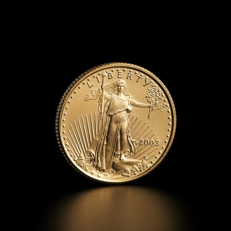 Złota moneta Amerykański Orzeł 1/10 oz