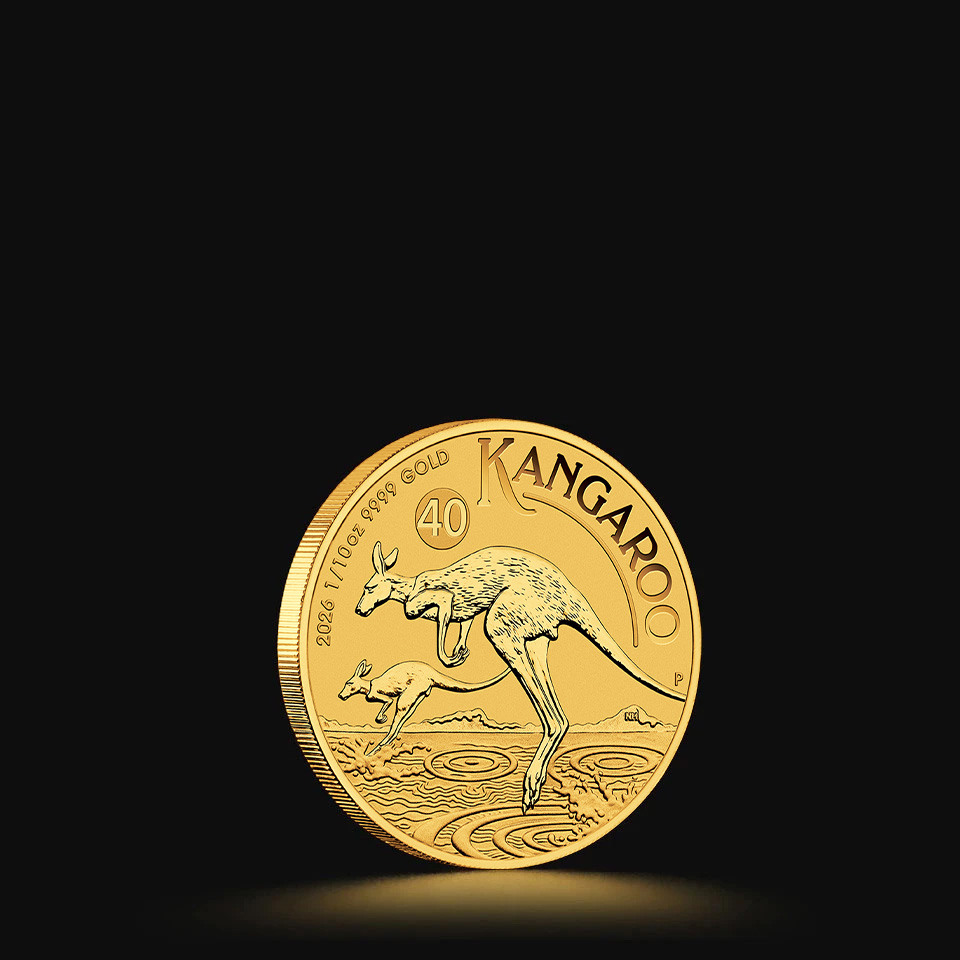 Złota moneta Australijski Złoty Kangur 1/10 oz