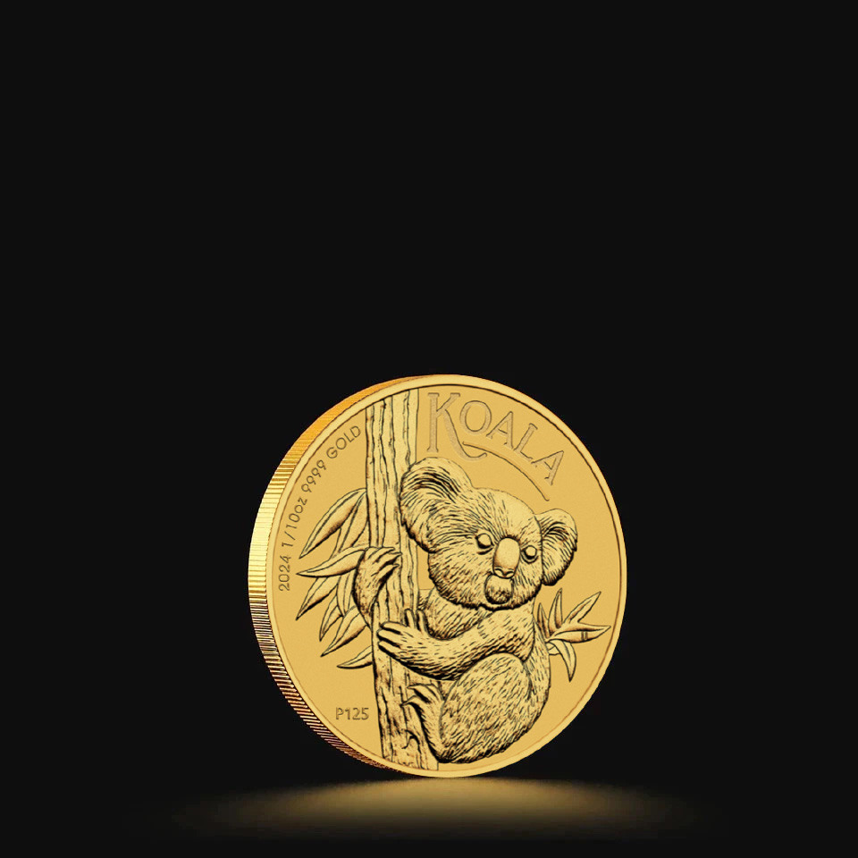 Złota moneta Australijski Koala 1/10 oz