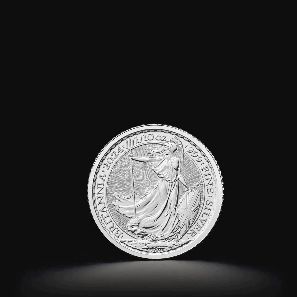Srebrna Moneta Britannia 1/10 oz