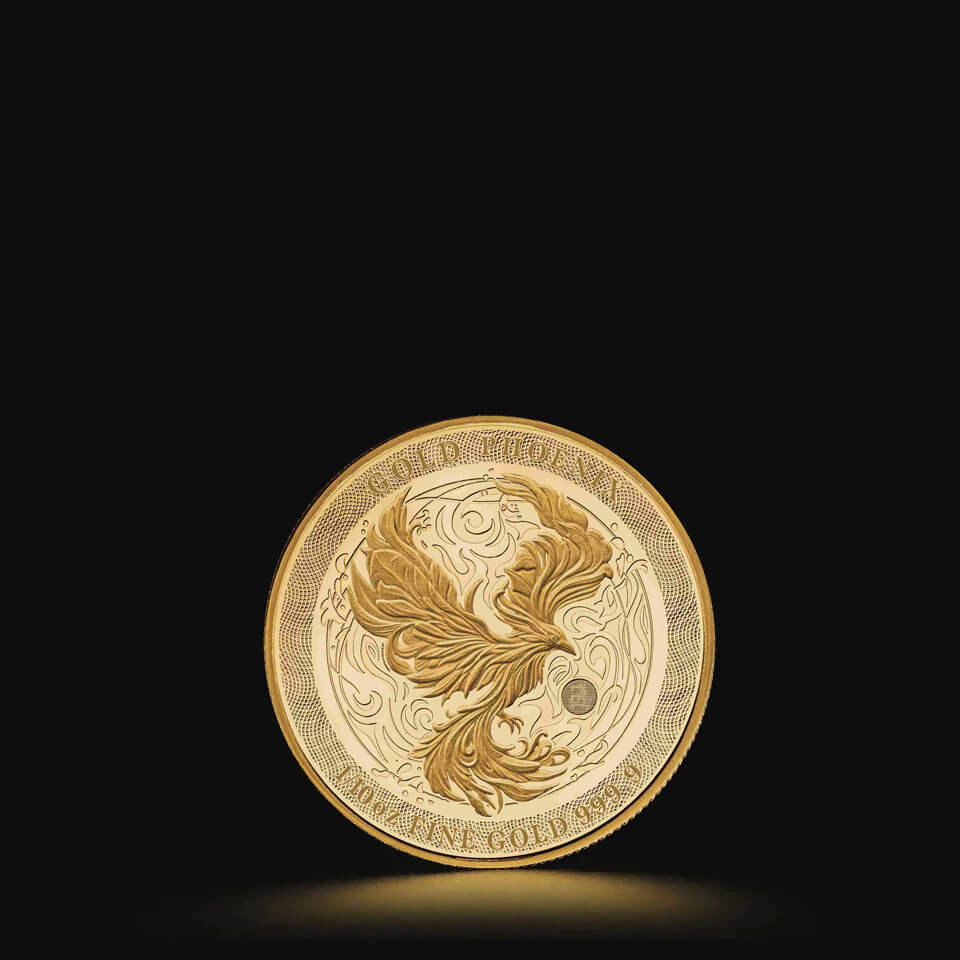 Złota moneta Feniks 1/10 oz