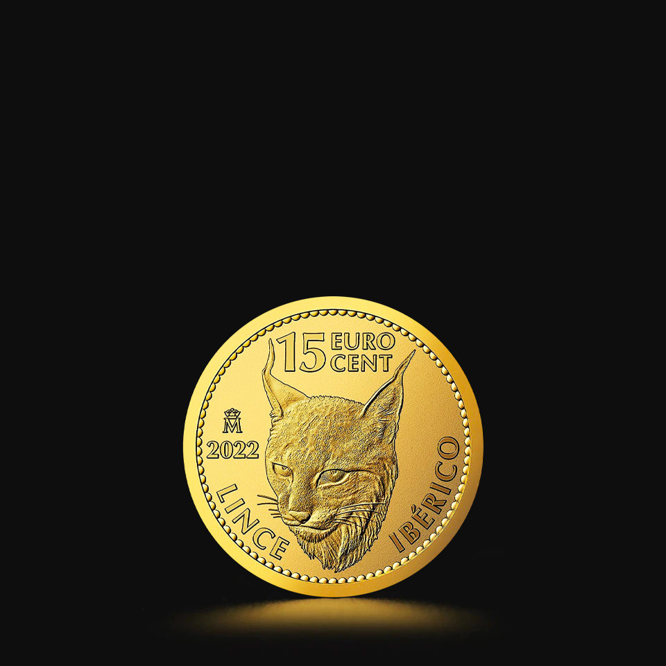 Złota moneta Hiszpański Ryś Iberyjski 1/10 oz