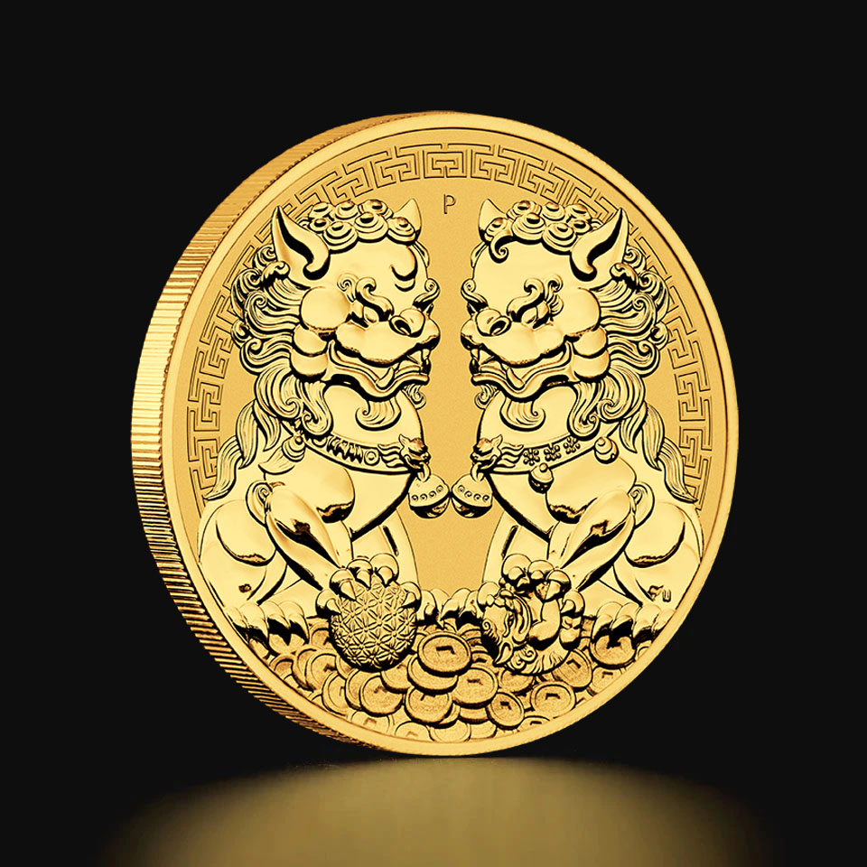 Złota moneta Chińskie Mity i Legendy: Double Pixiu 1 oz