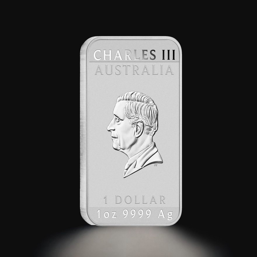 1 oz Australian Dragon Rectangular Silver Coin | Tavex