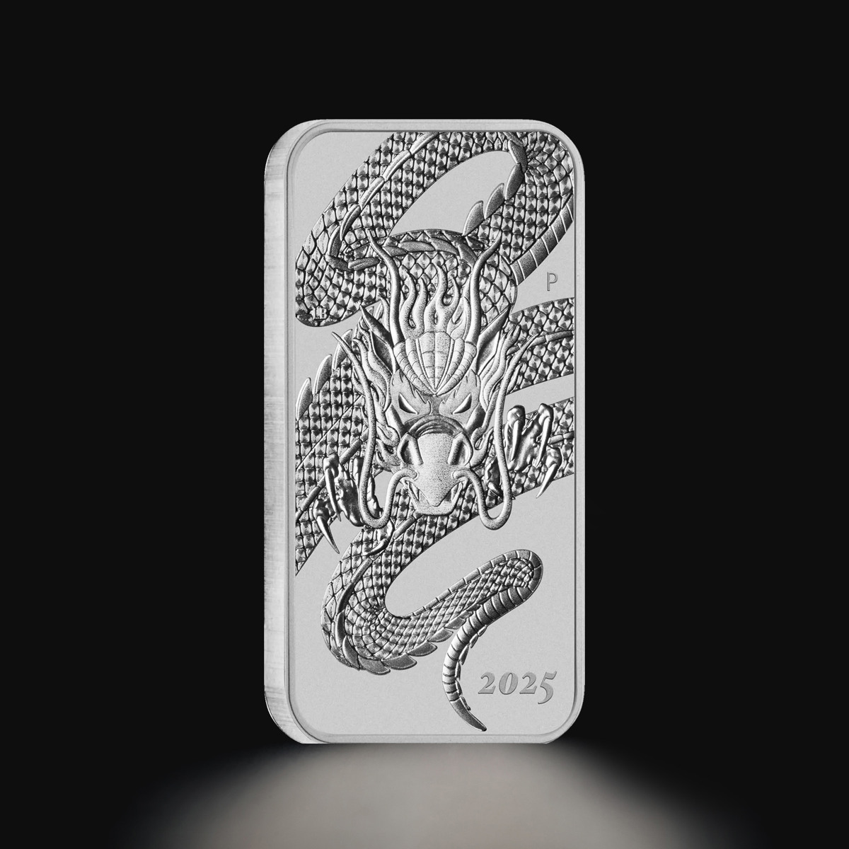 1 oz Australian Dragon Rectangular Silver Coin | Tavex