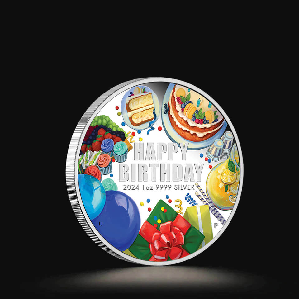 Srebrna moneta na Urodziny 1 oz