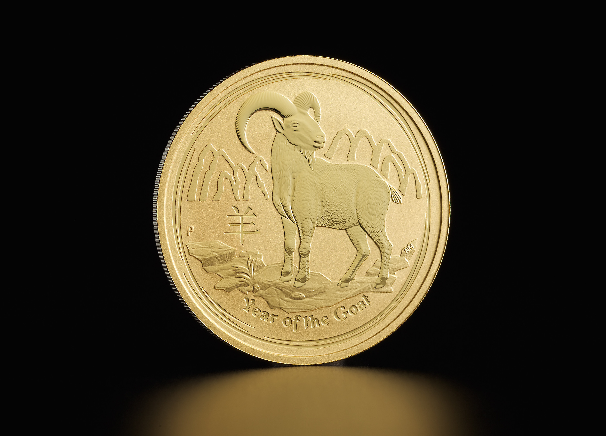 Złota moneta Australijski Lunar Rok Kozy 2015 1 oz