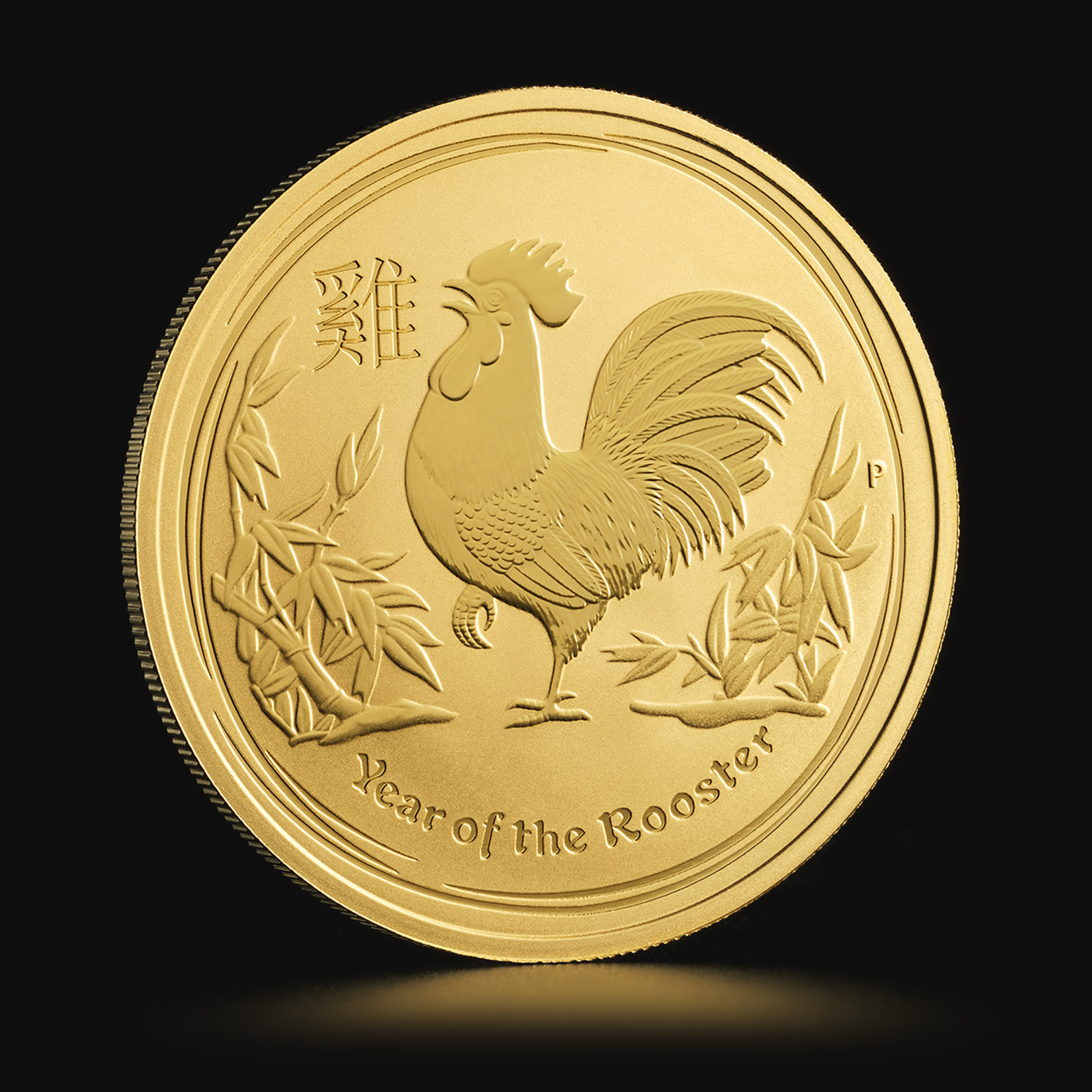 Złota moneta Australijski Lunar Rok Koguta 2017 1 oz