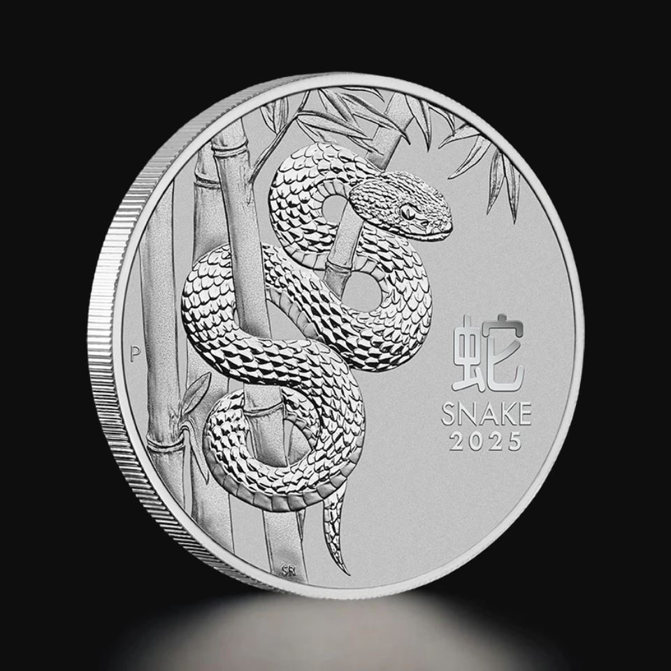 Platynowa moneta Australijski Lunar 2025 Rok Węża 1 oz