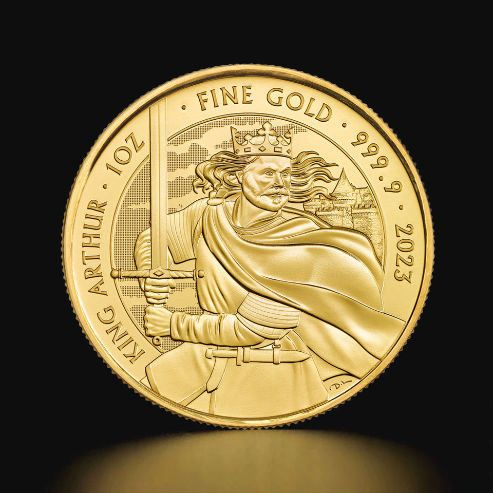 Złota moneta Mity i Legendy: Król Artur 1 oz