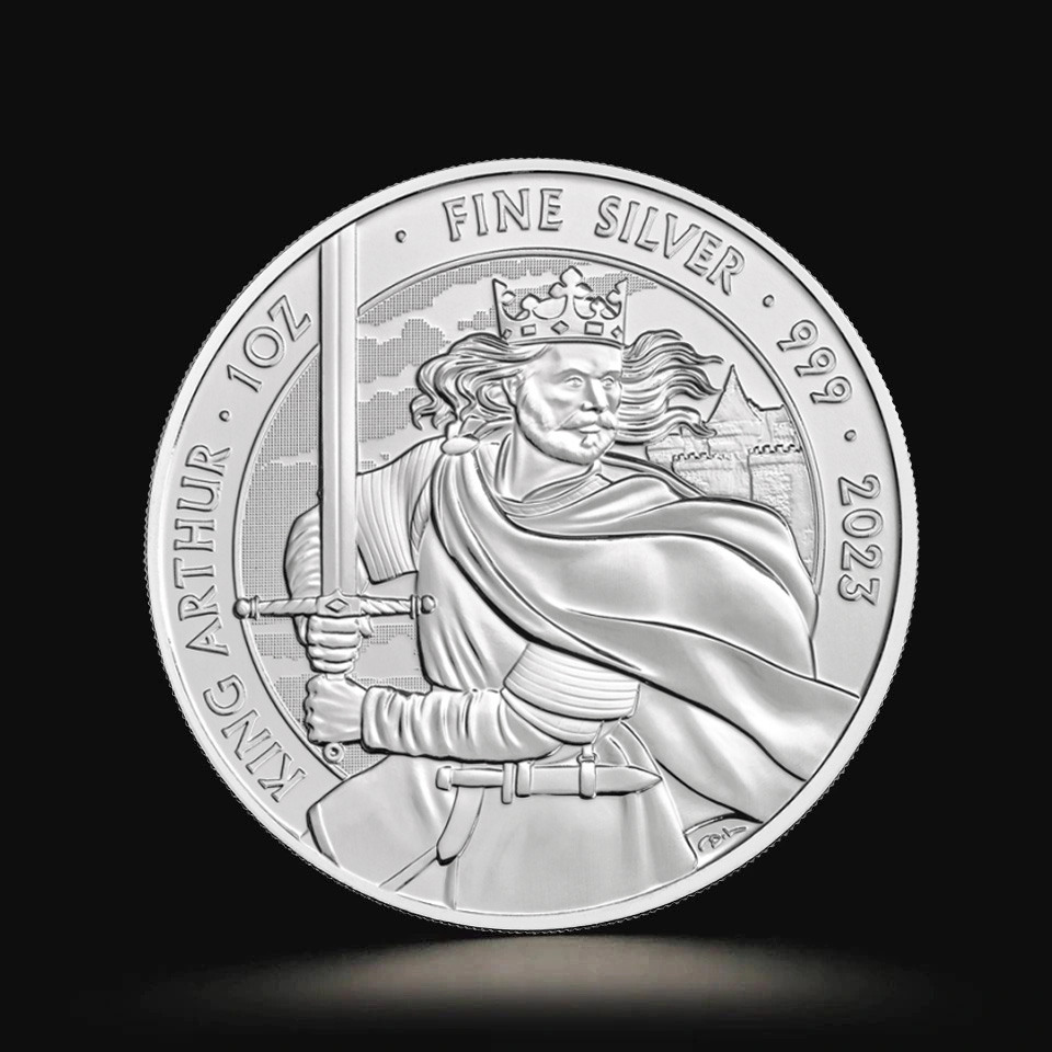 Srebrna moneta Mity i Legendy Król Artur 1 oz