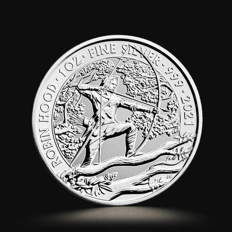 Srebrna moneta Mity i Legendy – Robin Hood 2021 1 oz
