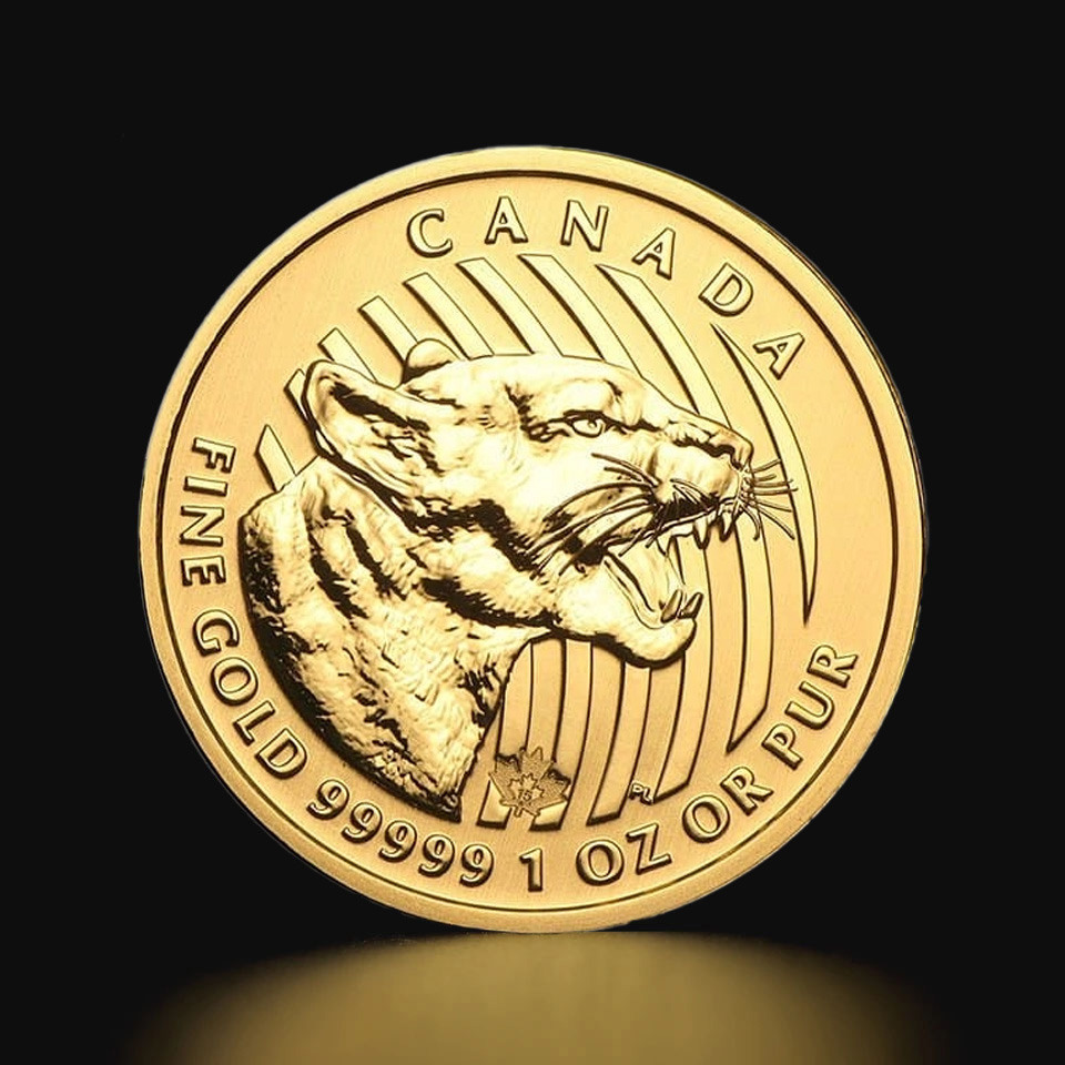 Złota moneta Kanadyjski Zew Natury – Puma 2015 1 oz