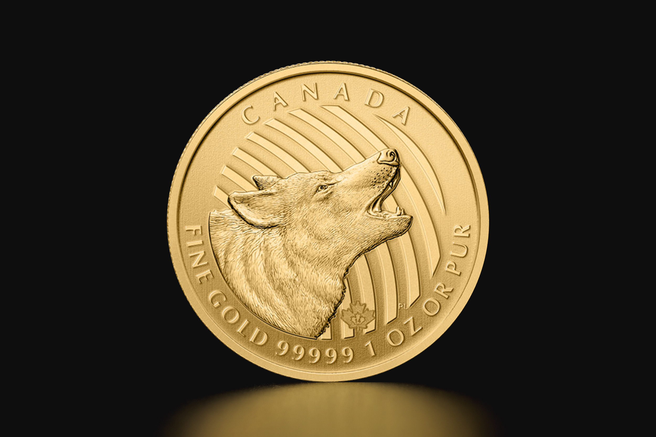 Złota moneta Kanadyjski Zew Natury – Wilk 2014 1 oz