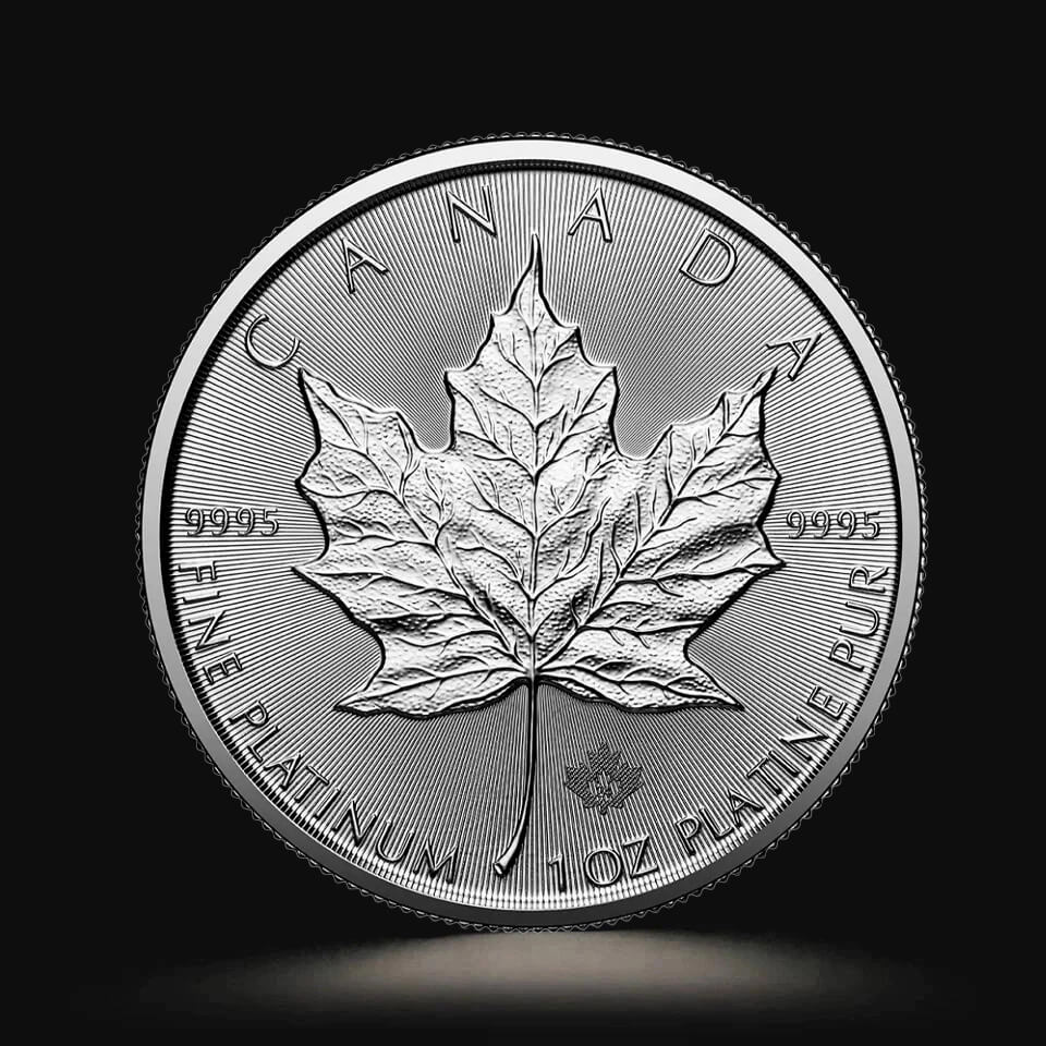 Platynowa Moneta Liść Klonu 1 oz