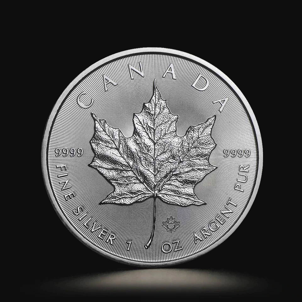 1oz 2016 Canadian Maple Leaf 5ドル 銀貨 2016 Canadian Silver Maple Leaf Coin 1oz - From £54.80