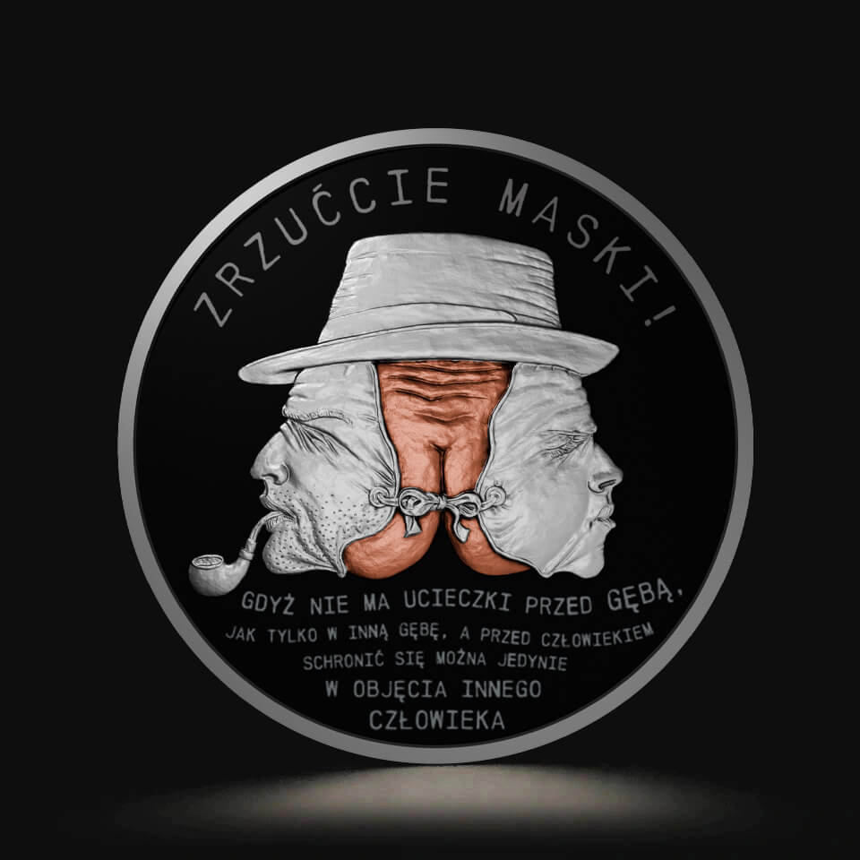 Srebrna moneta Witold Gombrowicz 1 oz