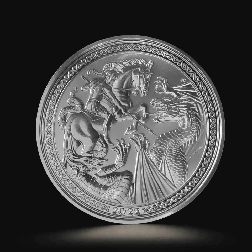 Srebrna moneta Święty Jerzy i Smok – Modern Masters 1 oz