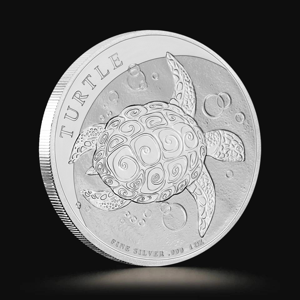Srebrna moneta Żółw Szylkretowy 1 oz