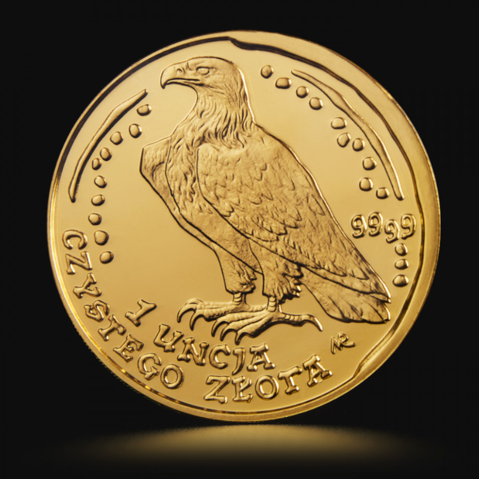 Złota moneta Polski Orzeł Bielik 1 oz