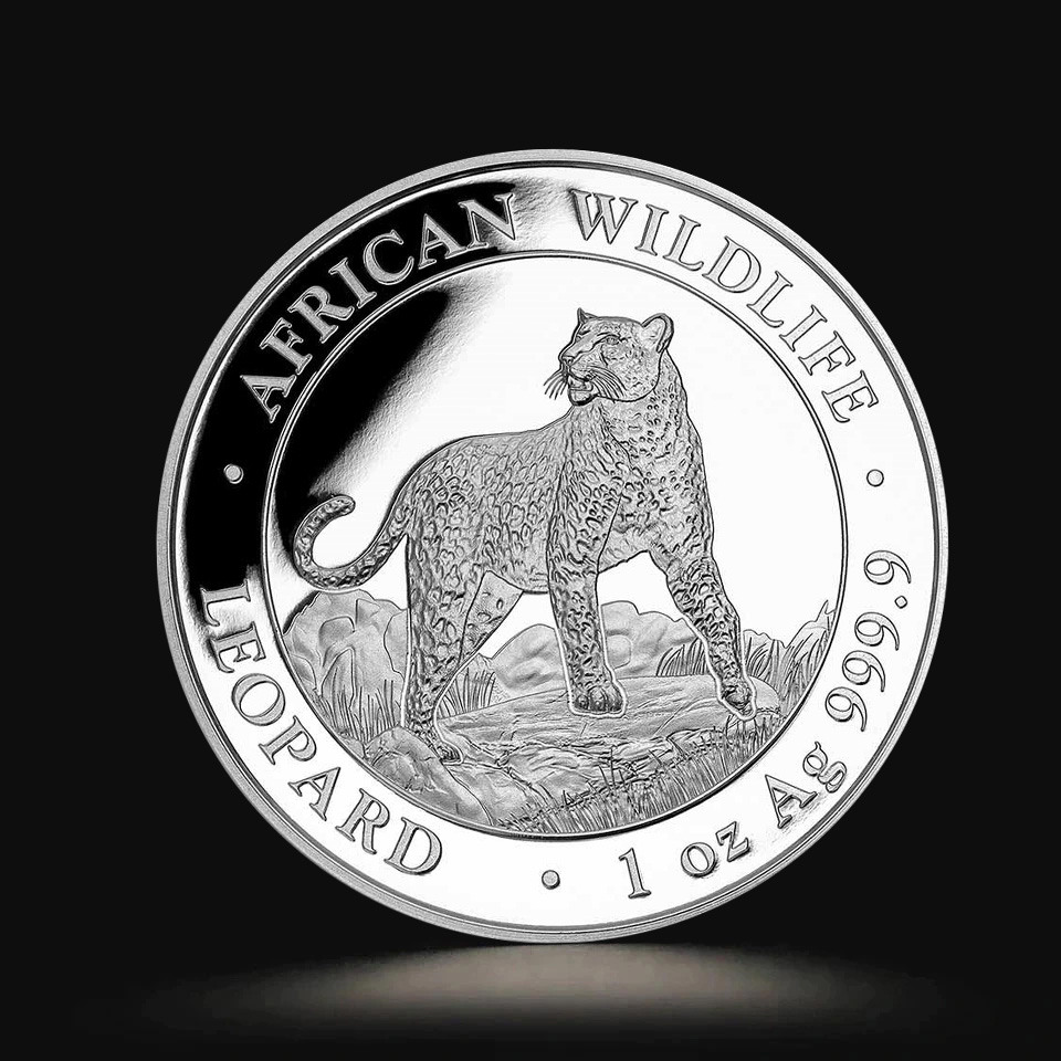 Srebrna moneta Somalijski Lampart 1 oz