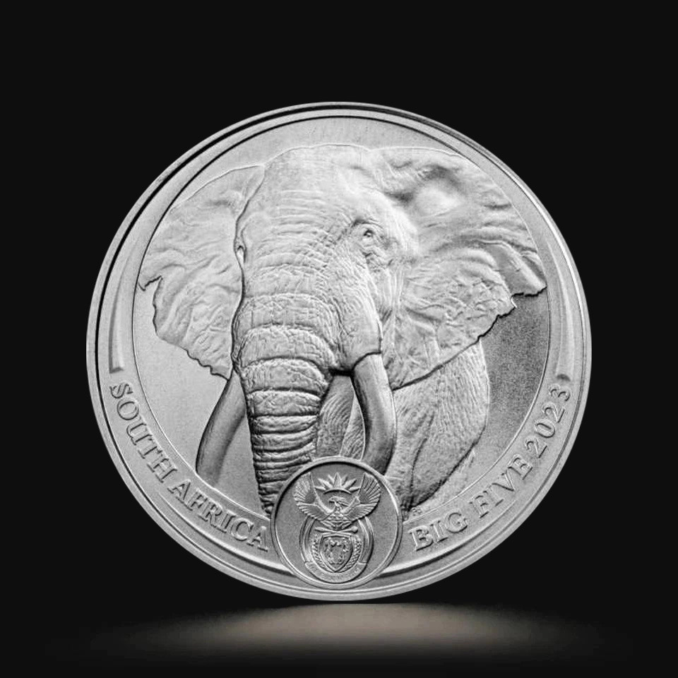 Platynowa moneta Big Five Słoń 1 oz