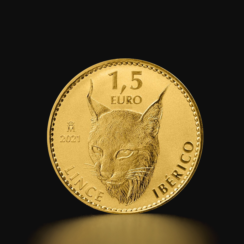 Złota moneta Hiszpański Ryś Iberyjski 1 oz