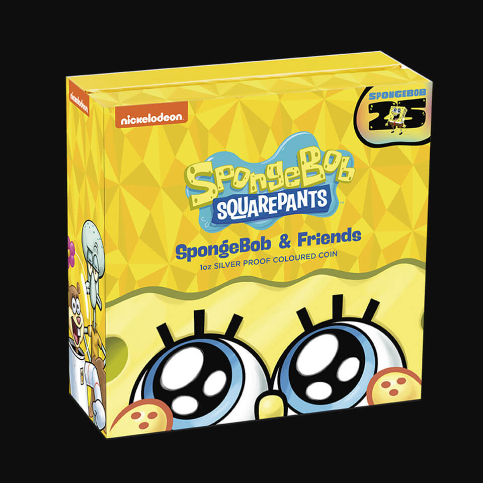 1 oz SpongeBob and Friends Silver Proof Coloured Coins* | Tavex