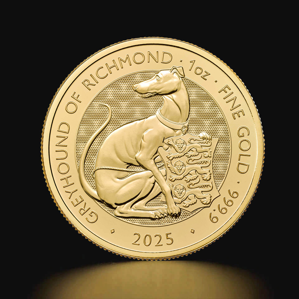 Złota moneta Bestie Tudorów: Chart z Richmond 1 oz