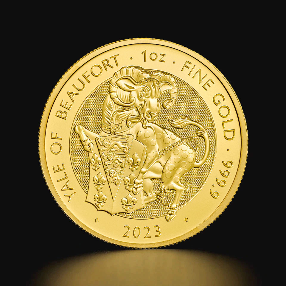 Złota moneta Bestie Tudorów: Yale Beaufortów 2023 1 oz