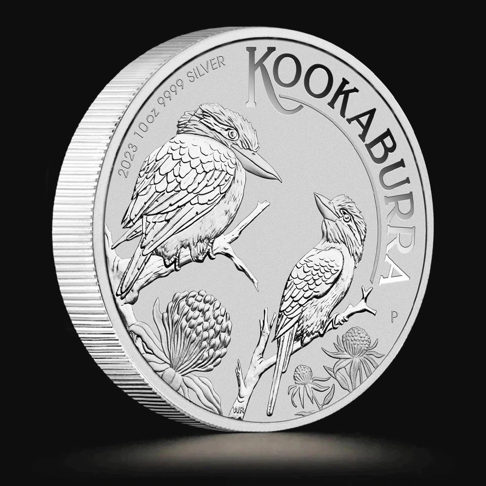 Srebrna moneta Kookaburra 10 oz MIX