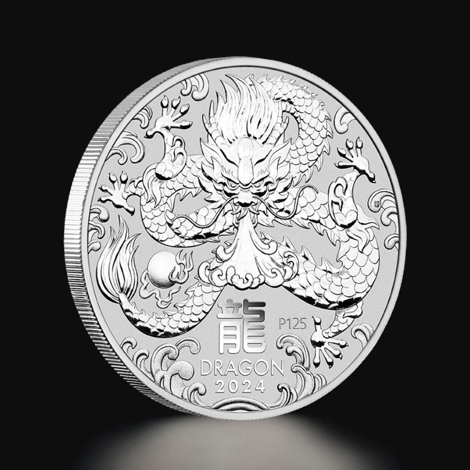Srebrna moneta Australijski Lunar MIX 2 oz