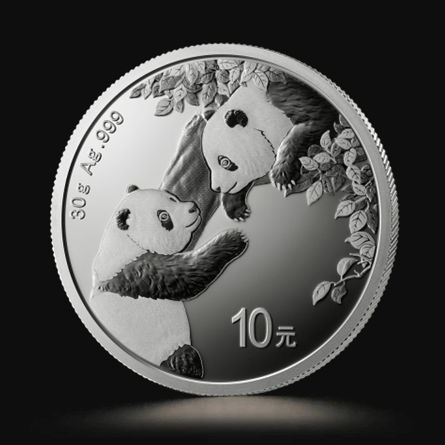 Srebrna moneta Chińska Panda 30 g