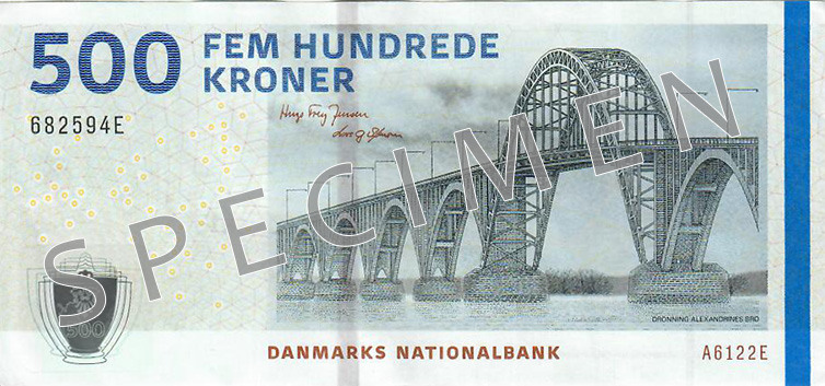 Korona duńska 500 DKK
