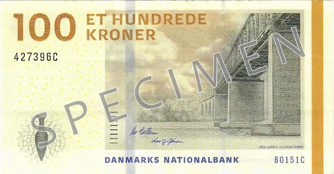 Korona duńska 100 DKK