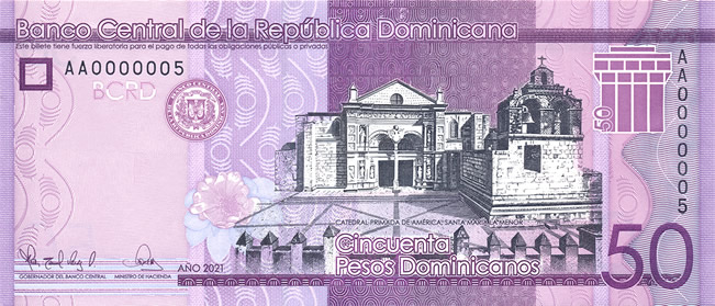 Peso dominikańskie 50 DOP