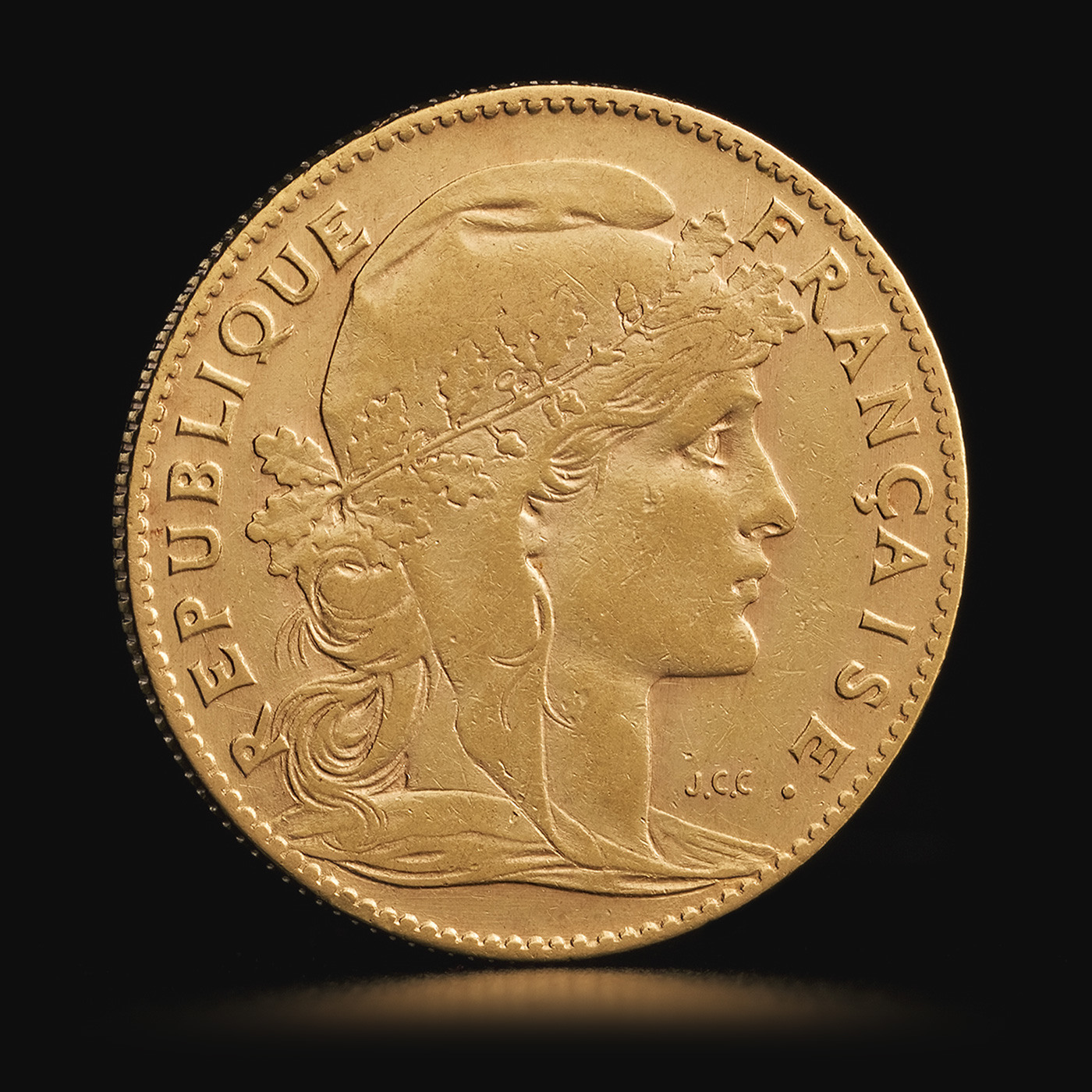Złota moneta Francuskie 20 Franków – Marianna i Kogut 5,81 g