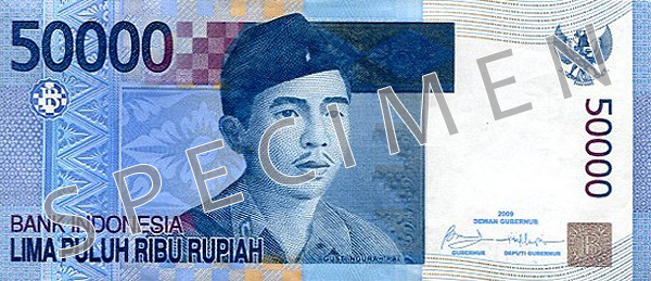 Rupia indonezyjska 50000  IDR