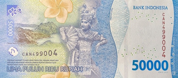 Rupia indonezyjska 50000 IDR