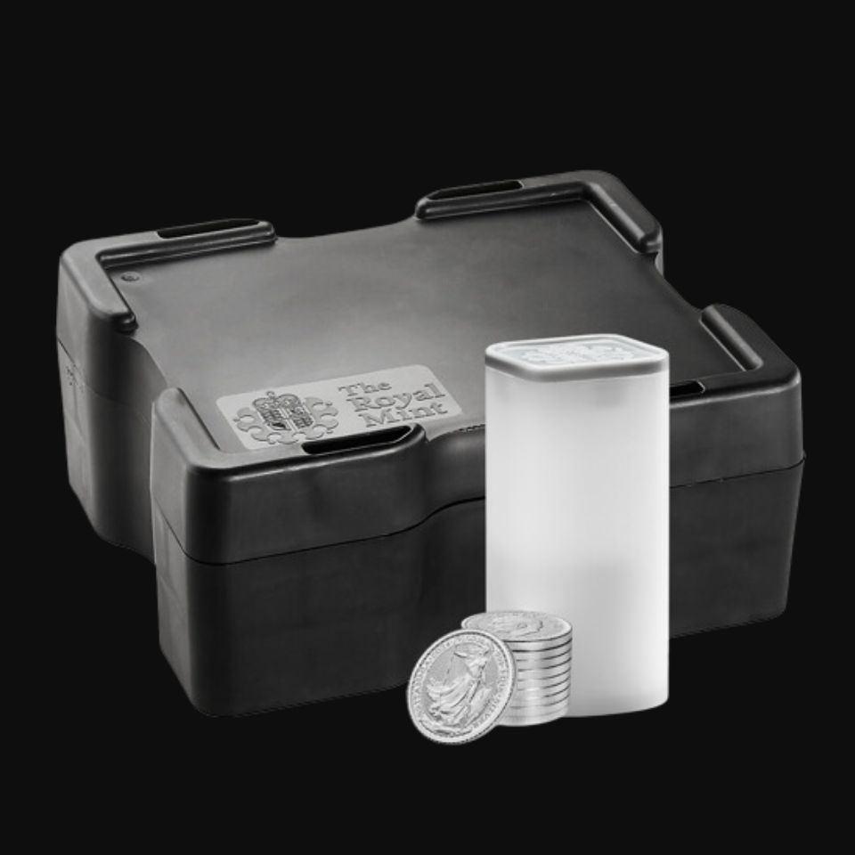Masterbox Srebrna moneta Brytyjska Britannia 320x1/10 oz