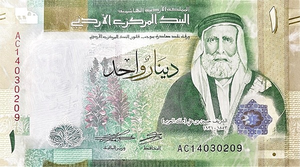 Dinar jordański Waluta Jordanii