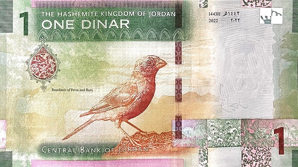 Dinar jordański Waluta Jordanii