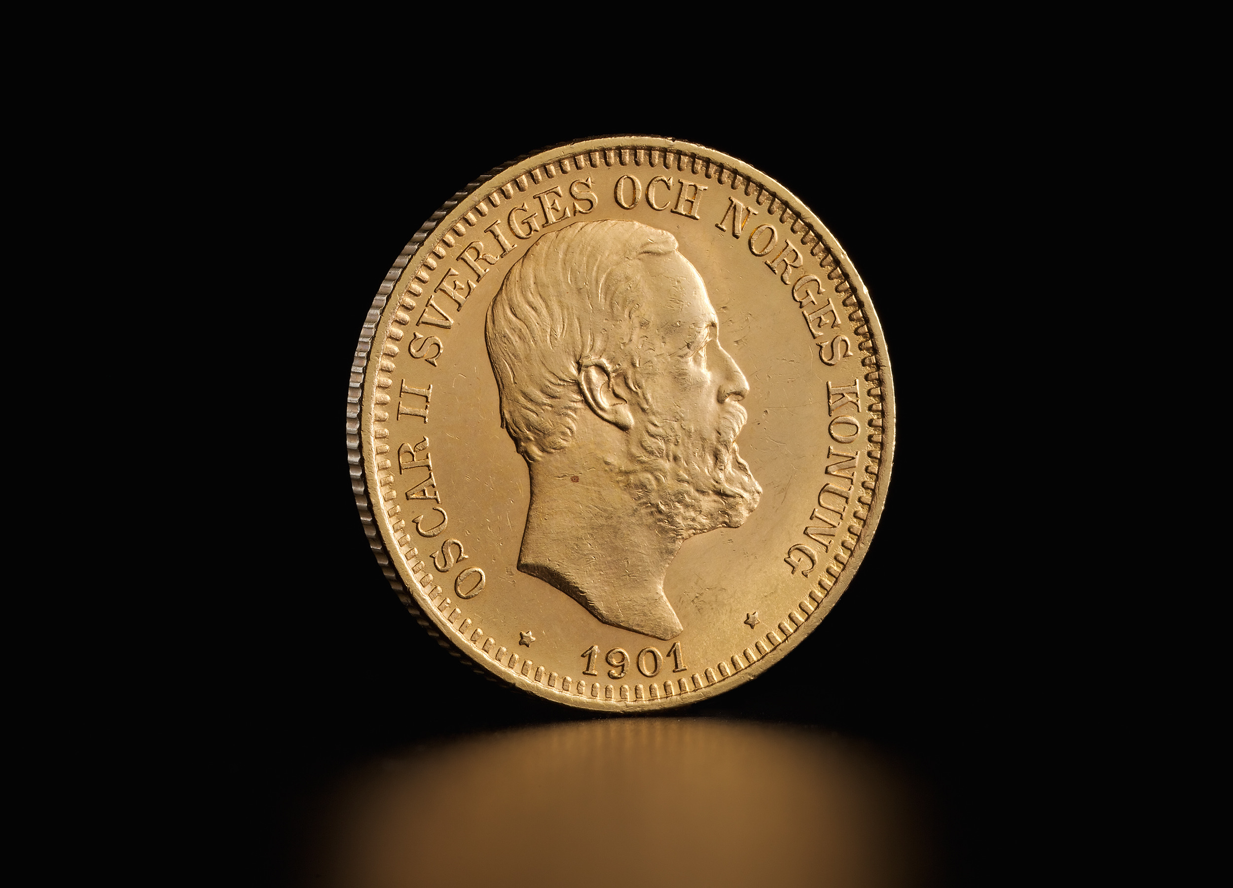 Złota moneta 20 Koron Szwedzkich Oskar II 8,06 g